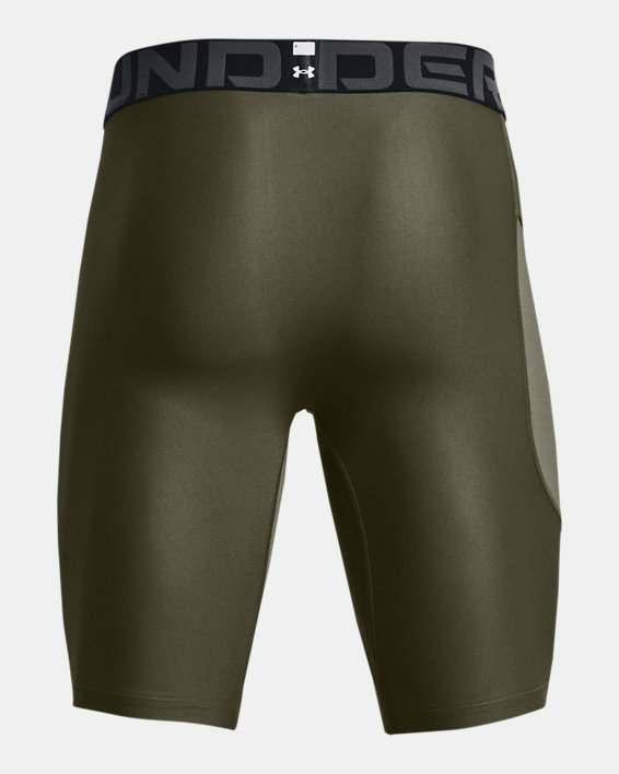 Men's HeatGear® Pocket Long Shorts, Green, pdpMainDesktop image number 5